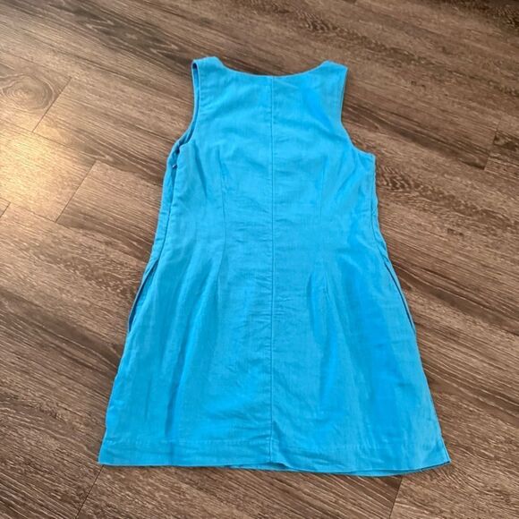 Abercrombie & Fitch Linen Cotton Square Neck Dress - Picture 6 of 6